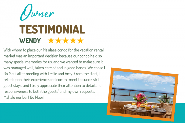 Owner Review from Wendy